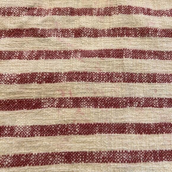 Roller Rabbit Throw Blanket 48" x 68" Woven Tasseled Beach Couch Sofa Striped - Picture 10 of 11